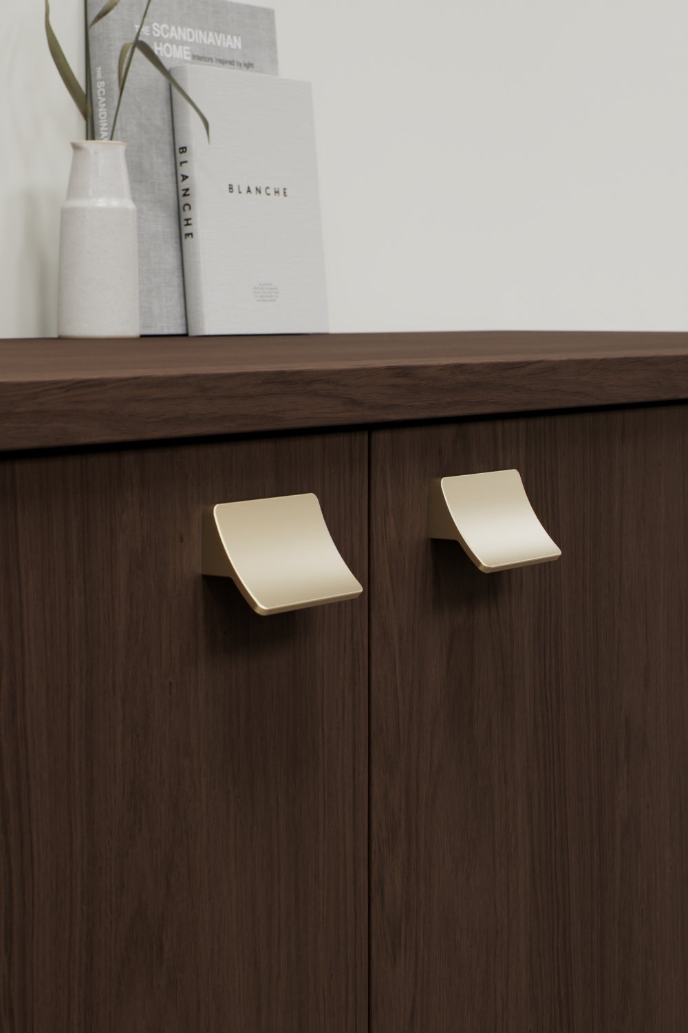 Brushed Bronze "Ciel" Tab Drawer Pulls