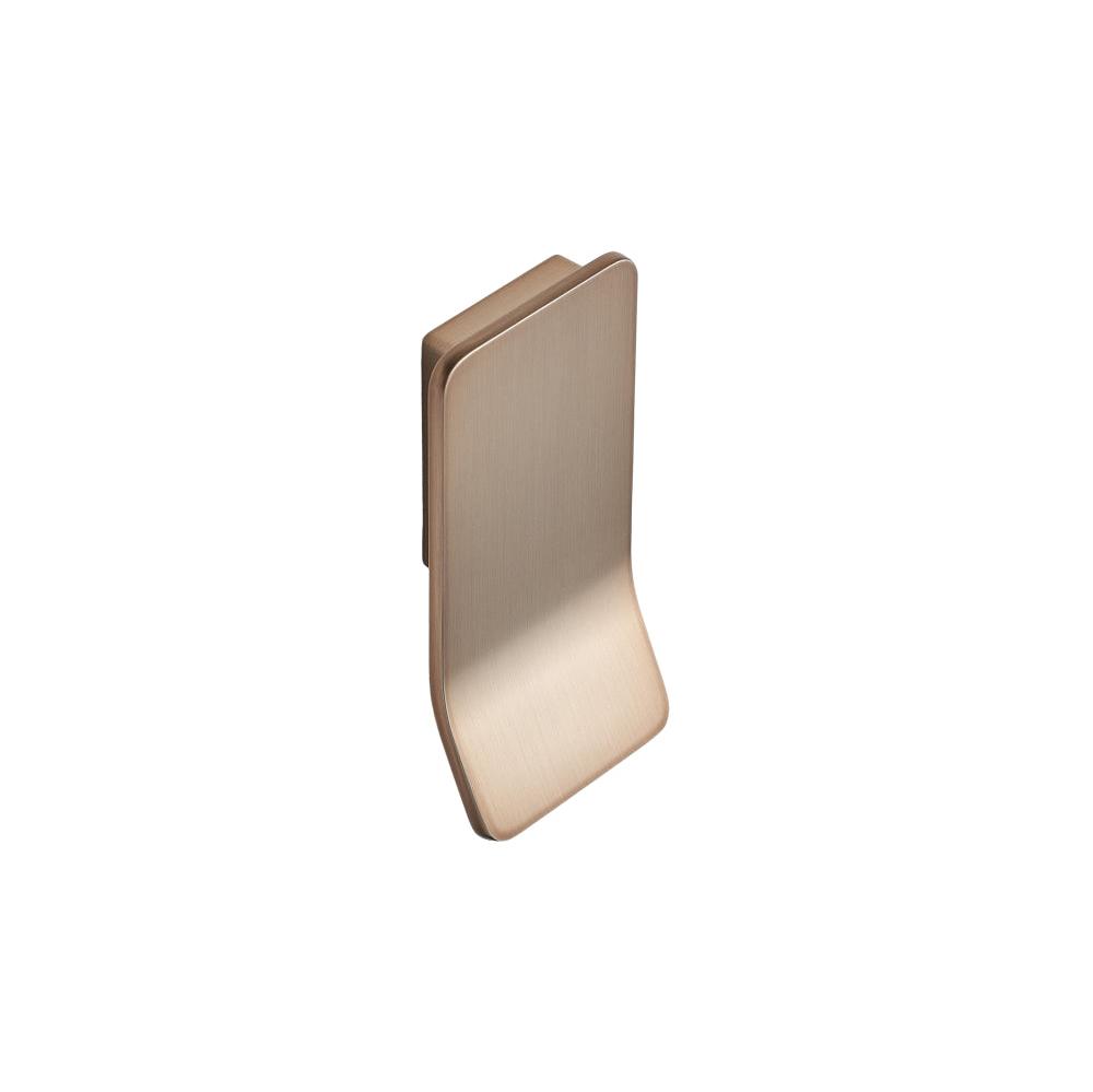 Brushed Bronze "Leaf" Tab Drawer Pulls