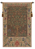 Tree of Life Brown I European Tapestry