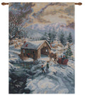 Covered Bridge Fine Art Tapestry