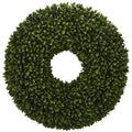 24" Boxwood Artificial Wreath