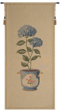Blue Hydrangea Large European Tapestry