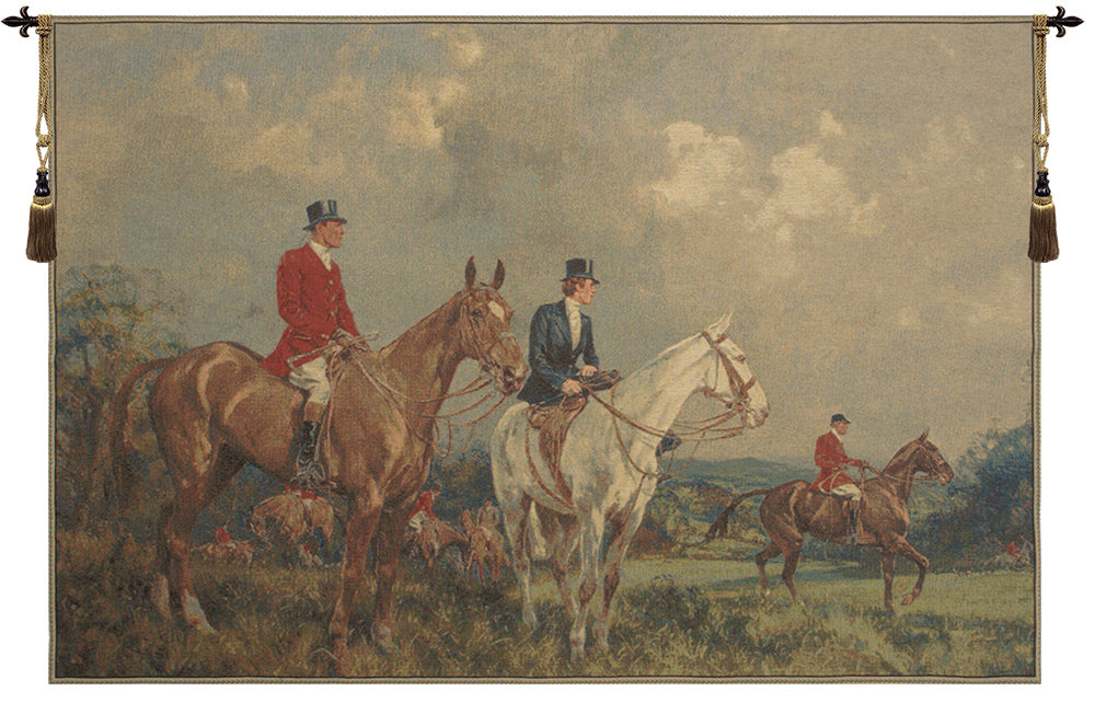 Equestrian Survey Large European Tapestry