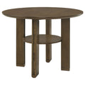 Ottowa 47-inch Round Counter Height Dining Table Brown