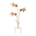 Iron Hummingbird Garden Stake 27.5"H