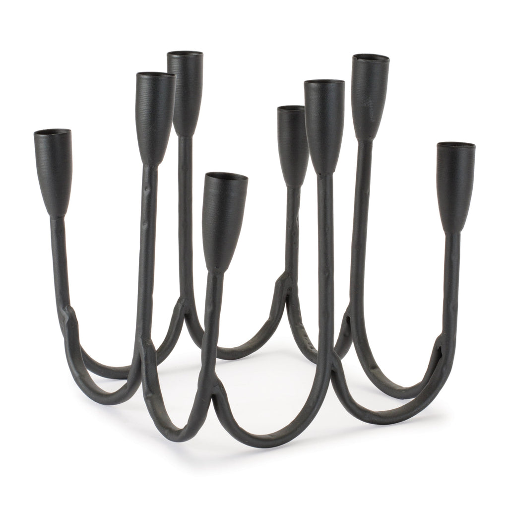 Modern Metal Tabletop Candelabra9"H