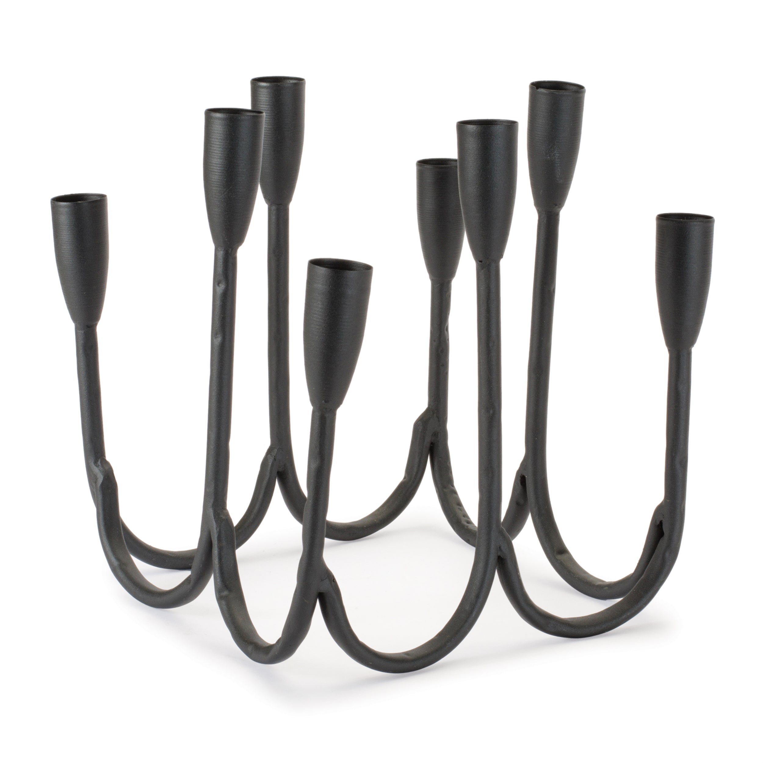 Modern Metal Tabletop Candelabra9"H