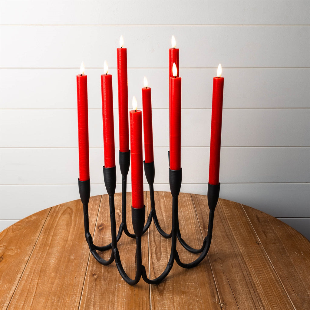 Modern Metal Tabletop Candelabra9"H