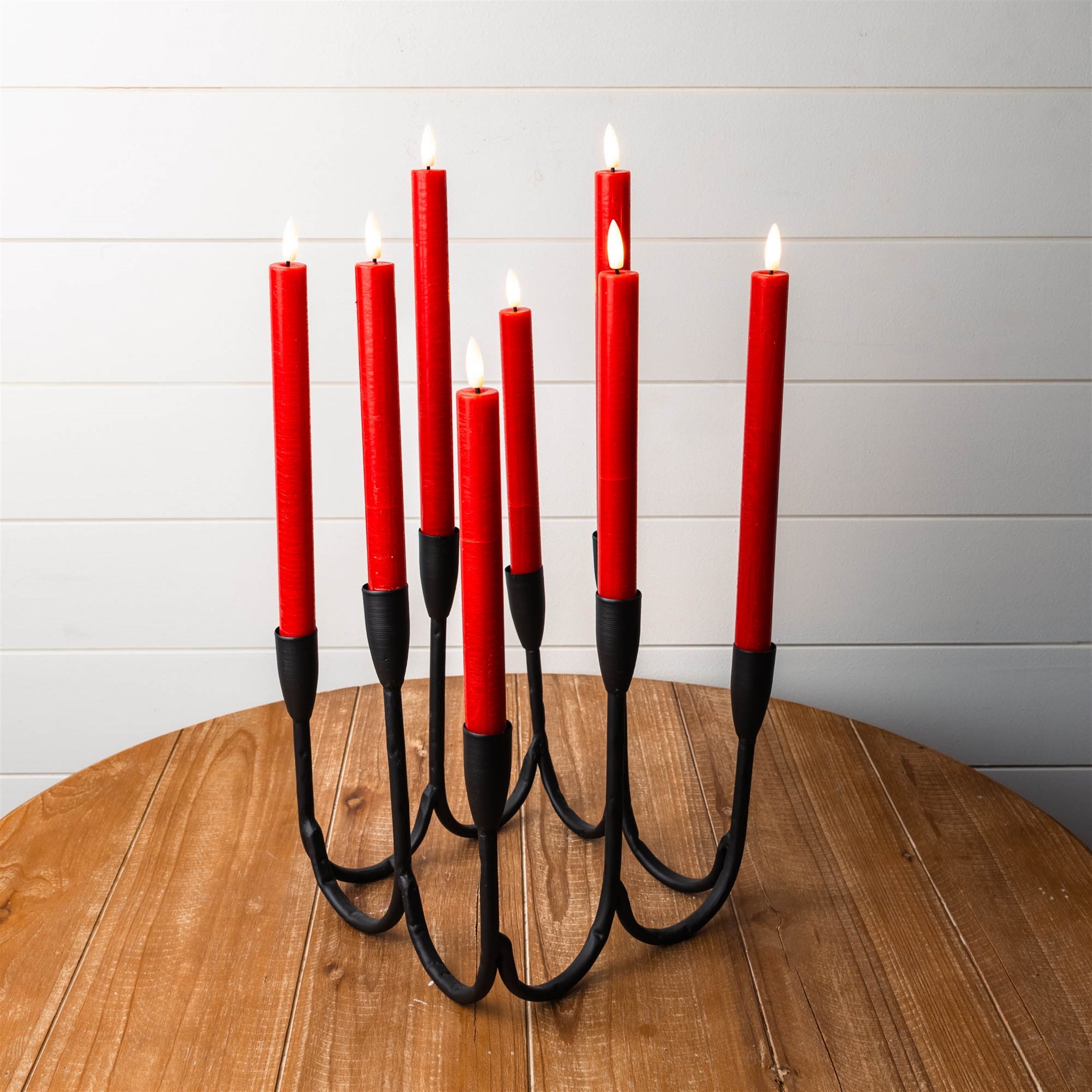 Modern Metal Tabletop Candelabra9"H