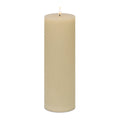 FIA Wick Beige Pillar Candle (Set of 2)