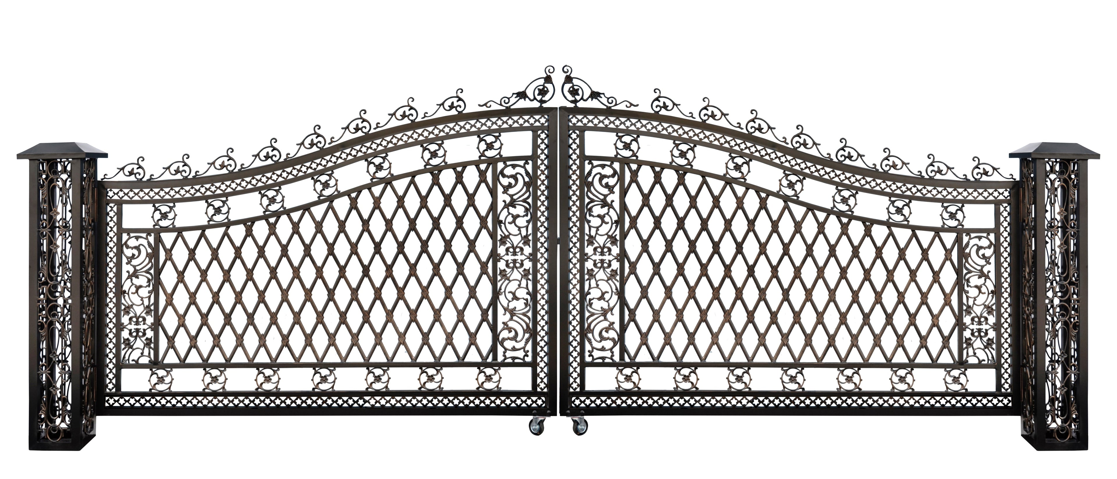 Bridgeton Moore Aluminum Wide Driveway Gate (KIT)