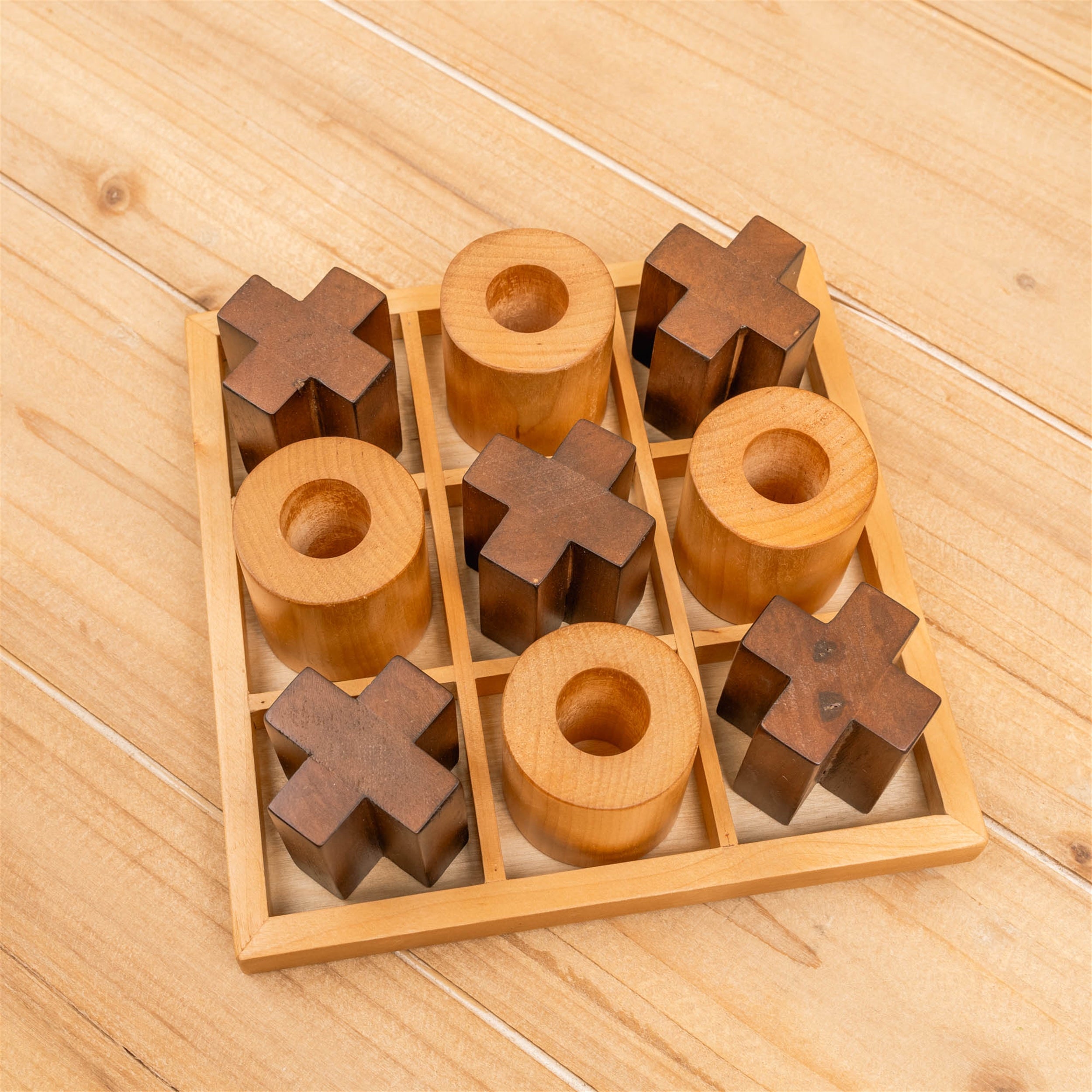 Tic Tac Toe Decor Set 8"SQ