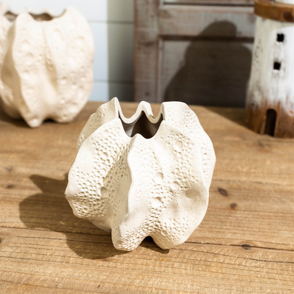 Organic Textured Stoneware Container (Set of 2)