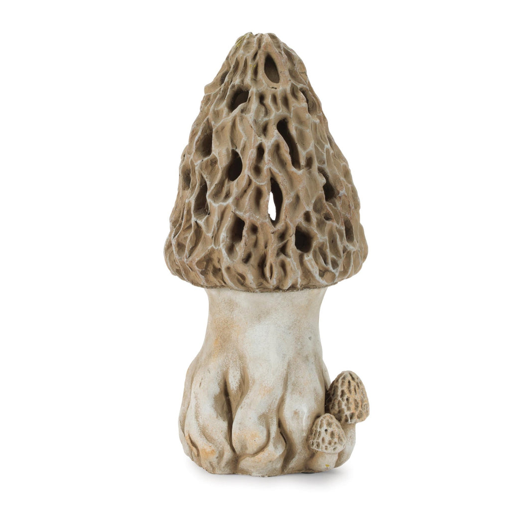 Stone Mushroom Candle Holder 13"H