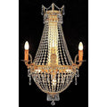 Gilt Crystal Chandelier Sconce