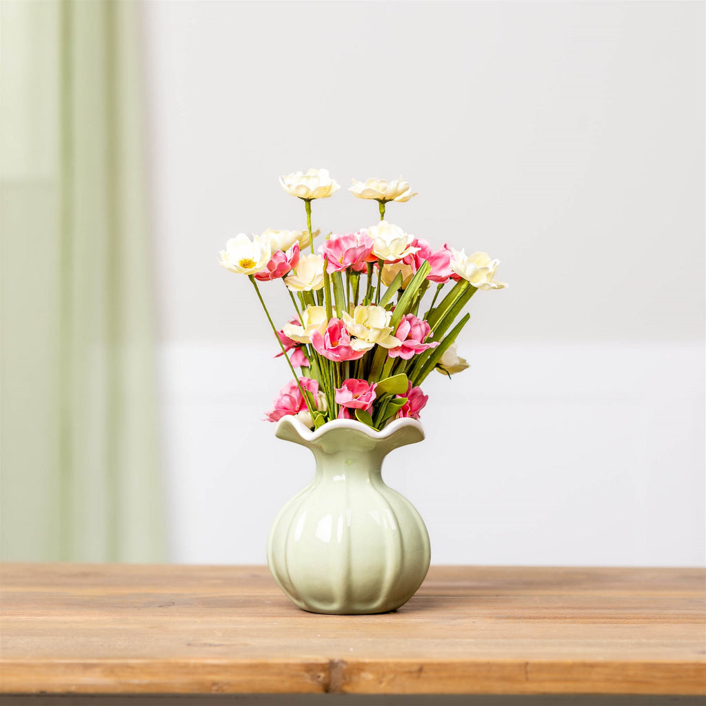 Scalloped Mini Vase (Set of 2)