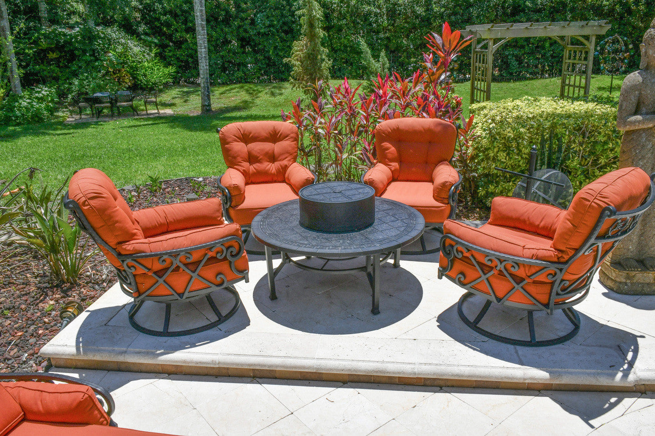 Chillounge All Inclusive Outdoor Firepit Club Set (KIT)