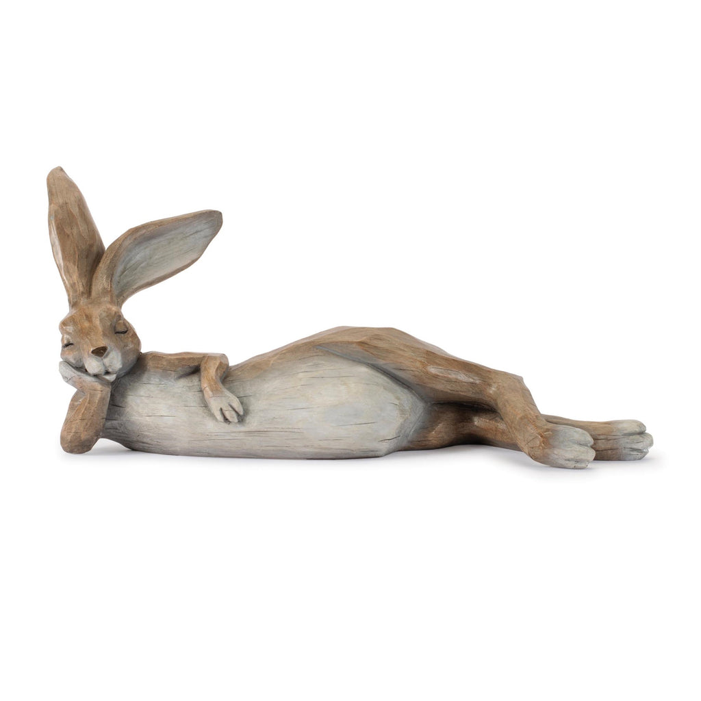 Lounging Rabbit Statue (Set of 2)