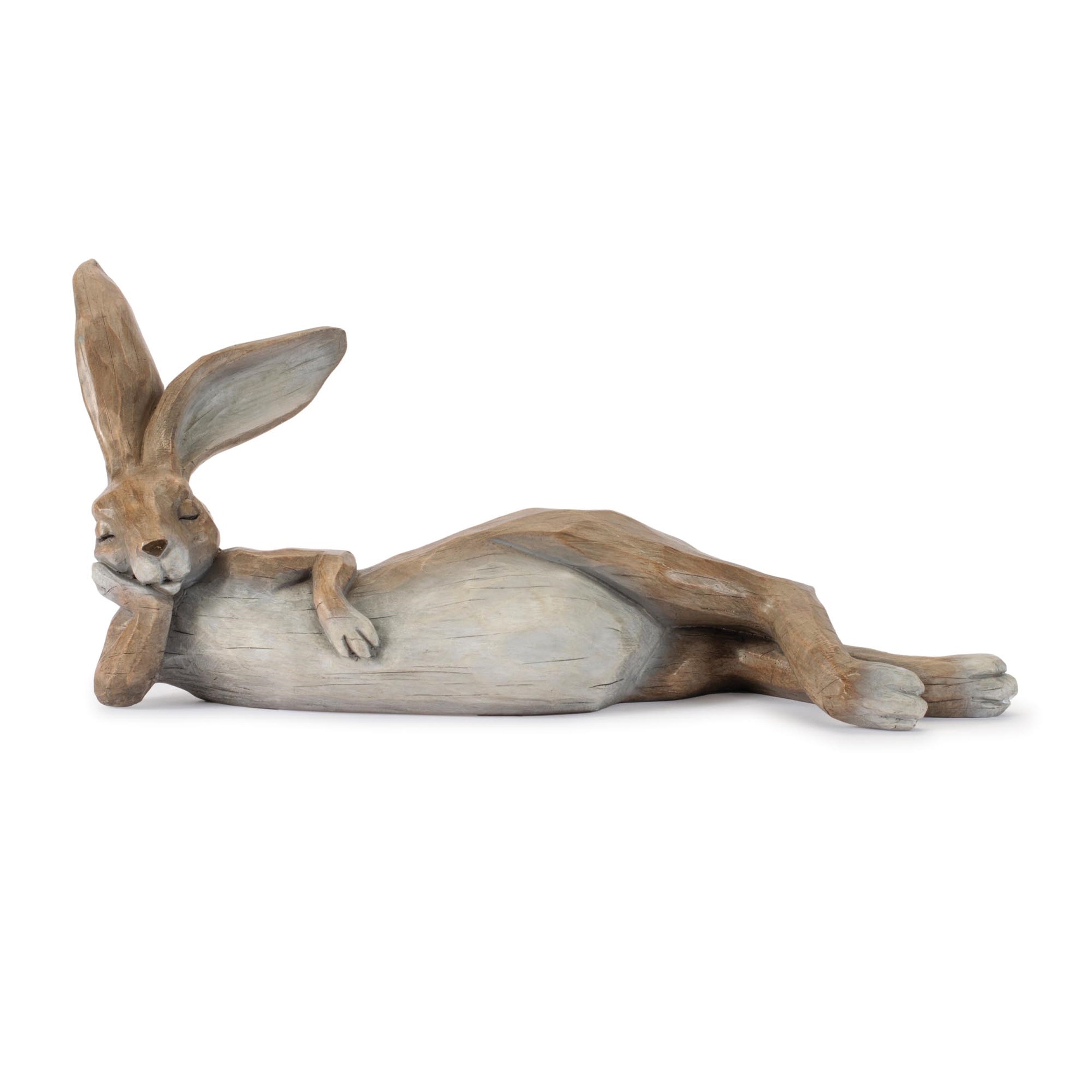 Lounging Rabbit Statue (Set of 2)