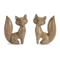 Modern Fox Figurine (Set of 2)