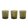 Sage Fern Print Votive Holder (Set of 3)
