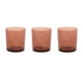 Amber Floral Print Votive Holder (Set of 3)