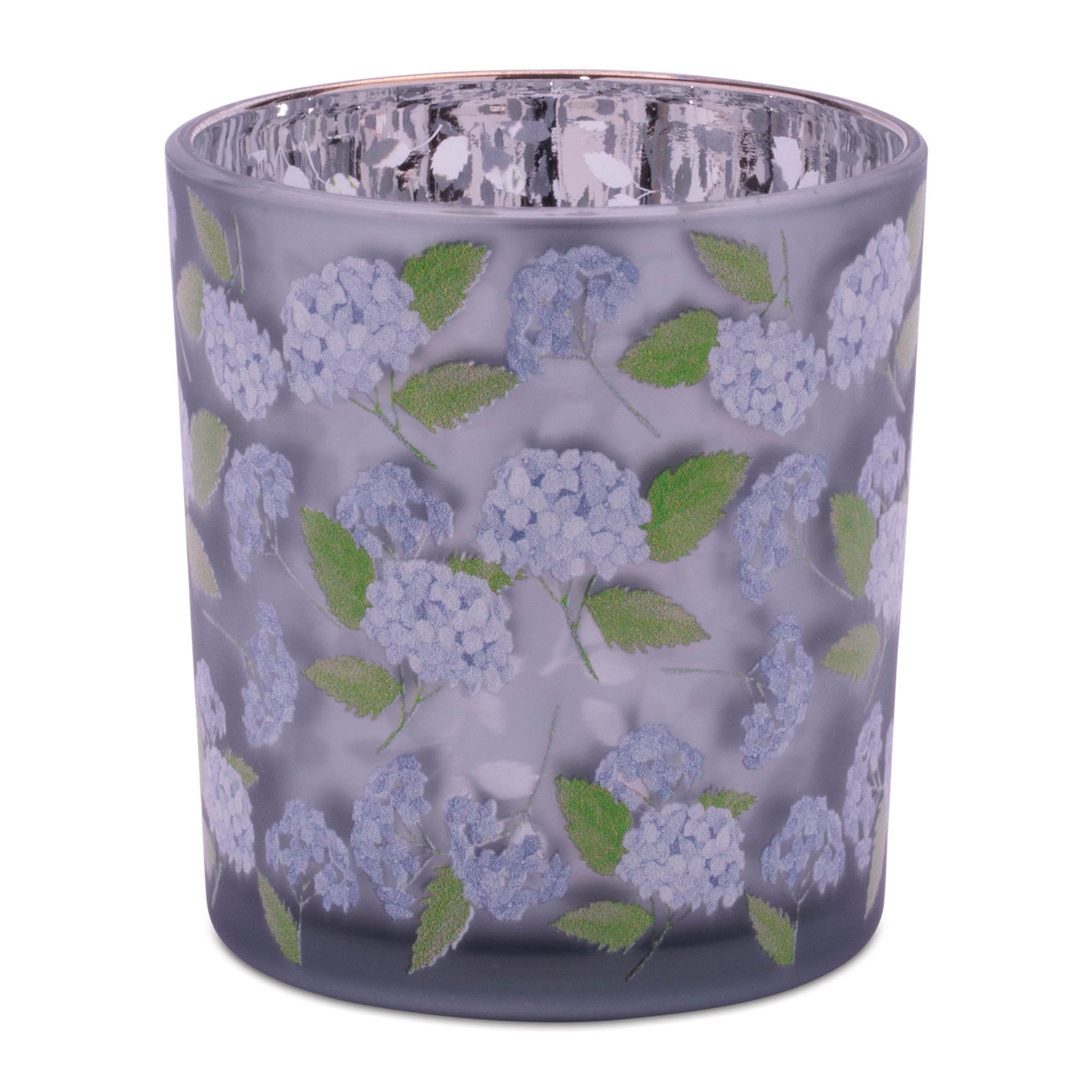 Frosted Hydrangea Print Votive Holder (Set of 3)
