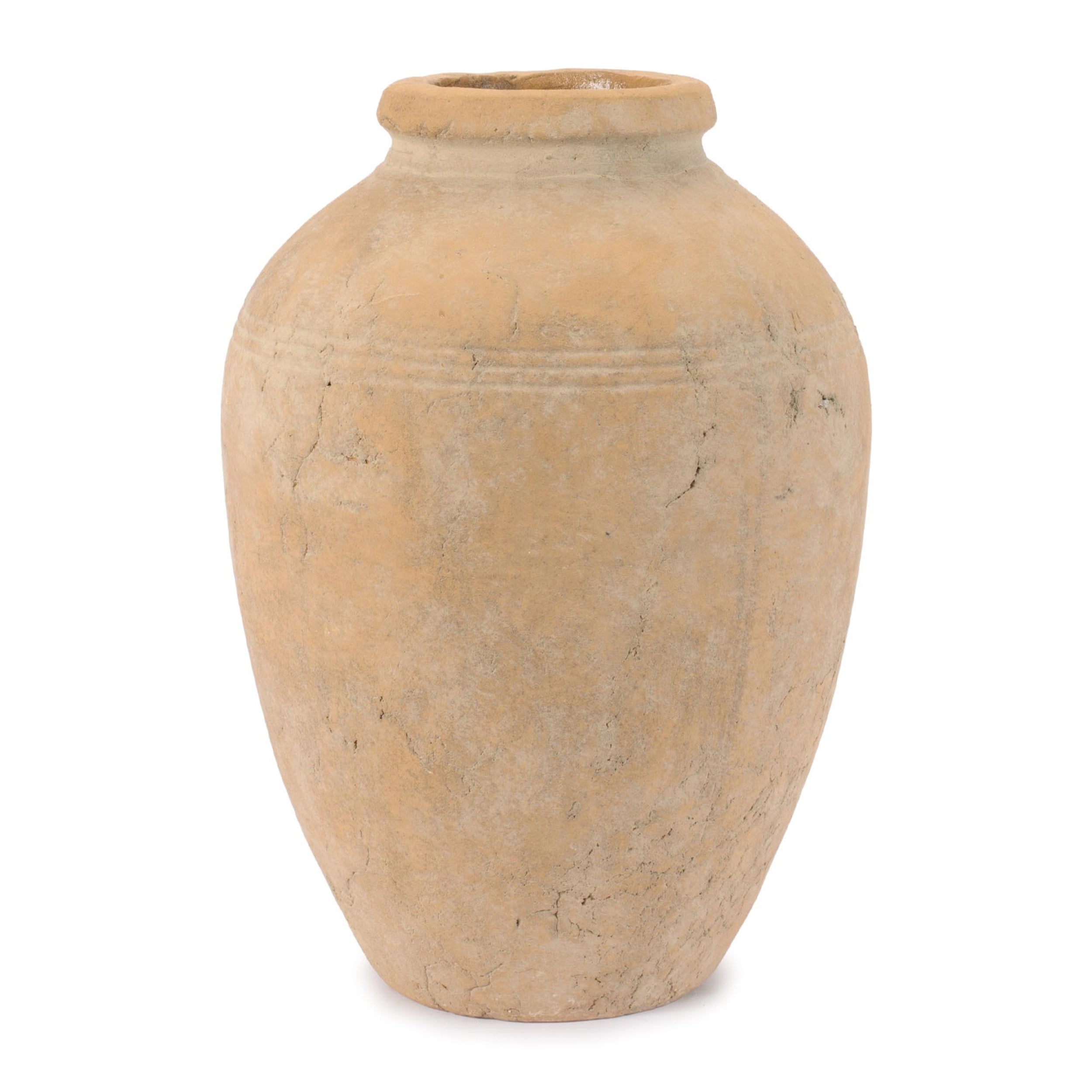 Rustic Terra Cotta Vase 13.25"H