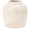 Two-Tone Stoneware Vase 6"H