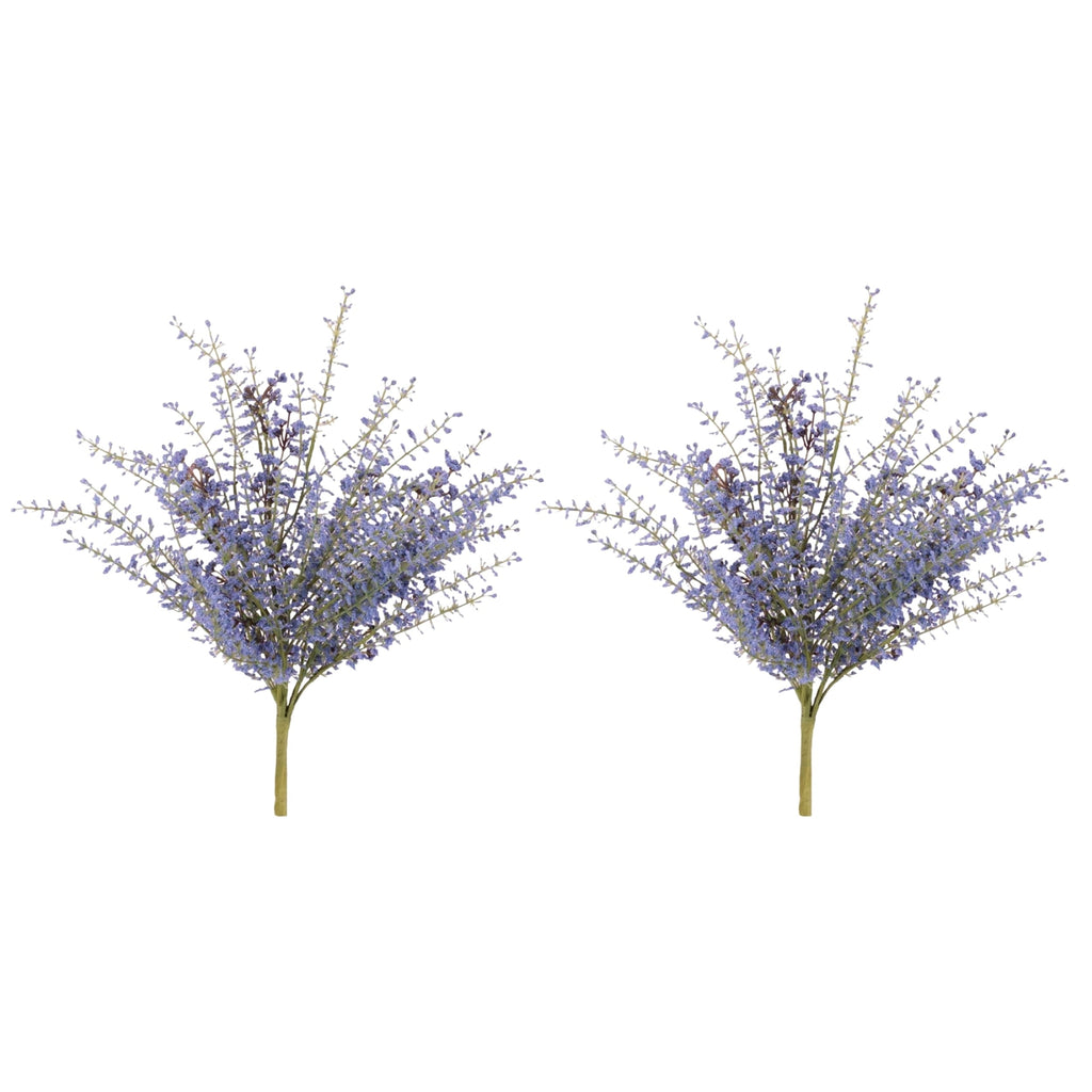 Lavender Floral Bush (Set of 2)