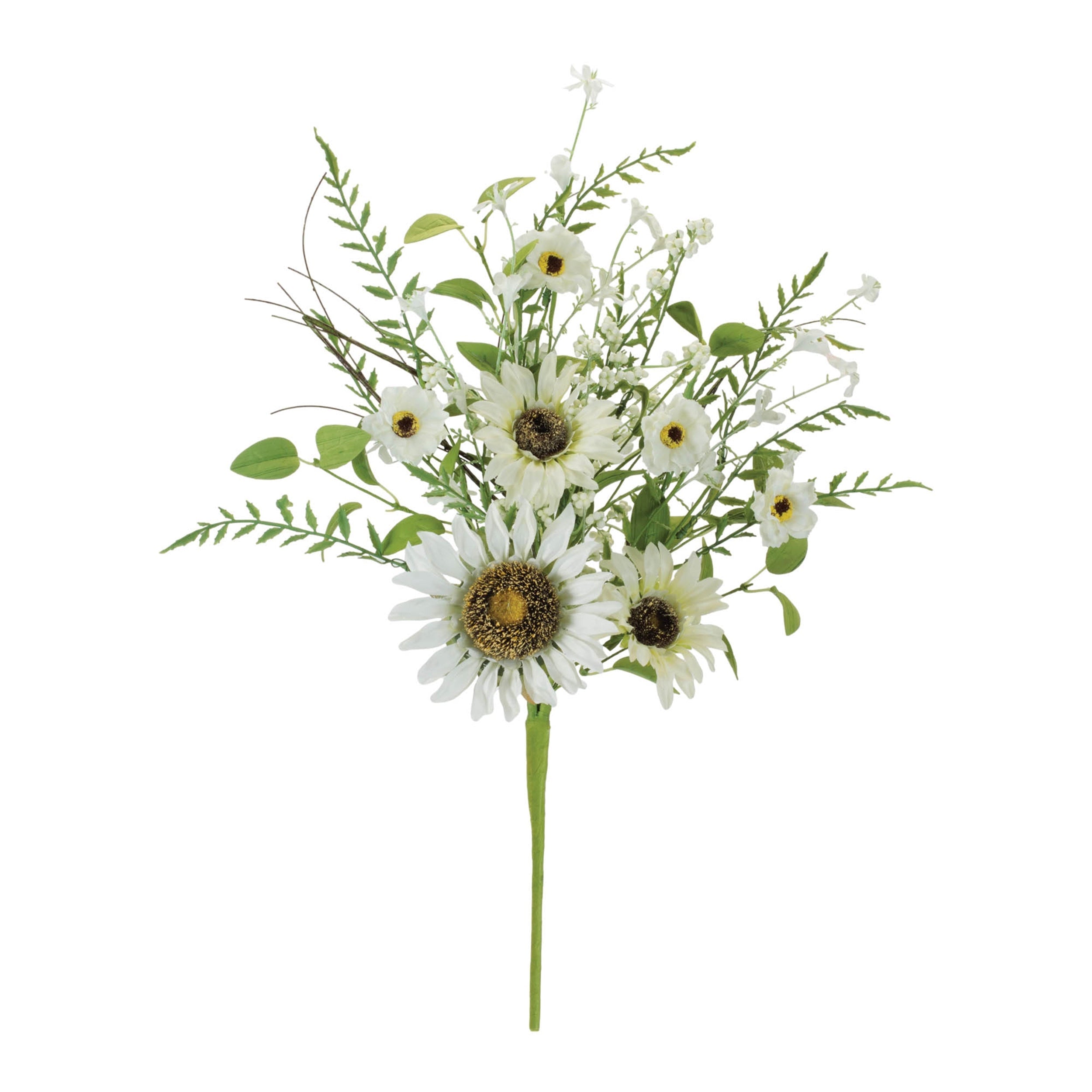 Mixed White Sunflower Bush (Set of 2)