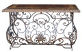Peruvian Forged Iron Console