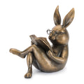Reading Rabbit Figurine 5.25"H