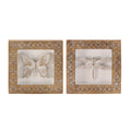 Sculpted Butterfly and Dragonfly Wall Plaque (Set of 2)