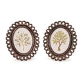 Embroidered Tree Tabletop Frame (Set of 2)