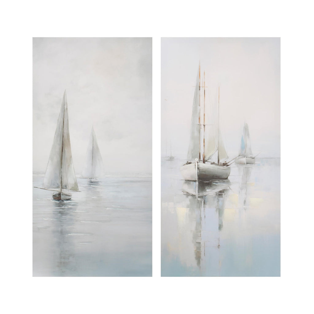 Canvas Sailboat Print (Set of 2)
