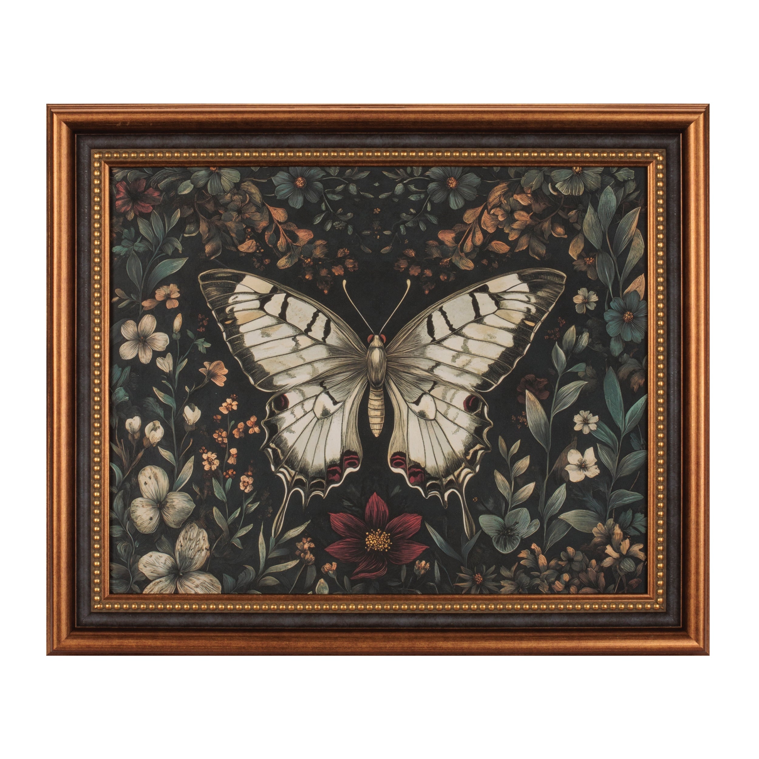 Framed Dark Academia Butterfly Print (Set of 2)