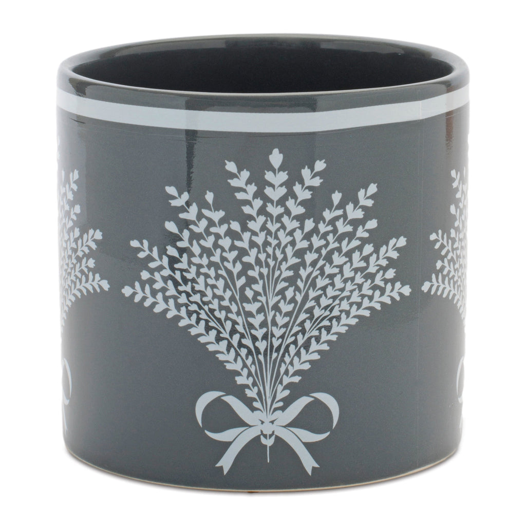 Botanical Bouquet Dolomite Planter (Set of 2)