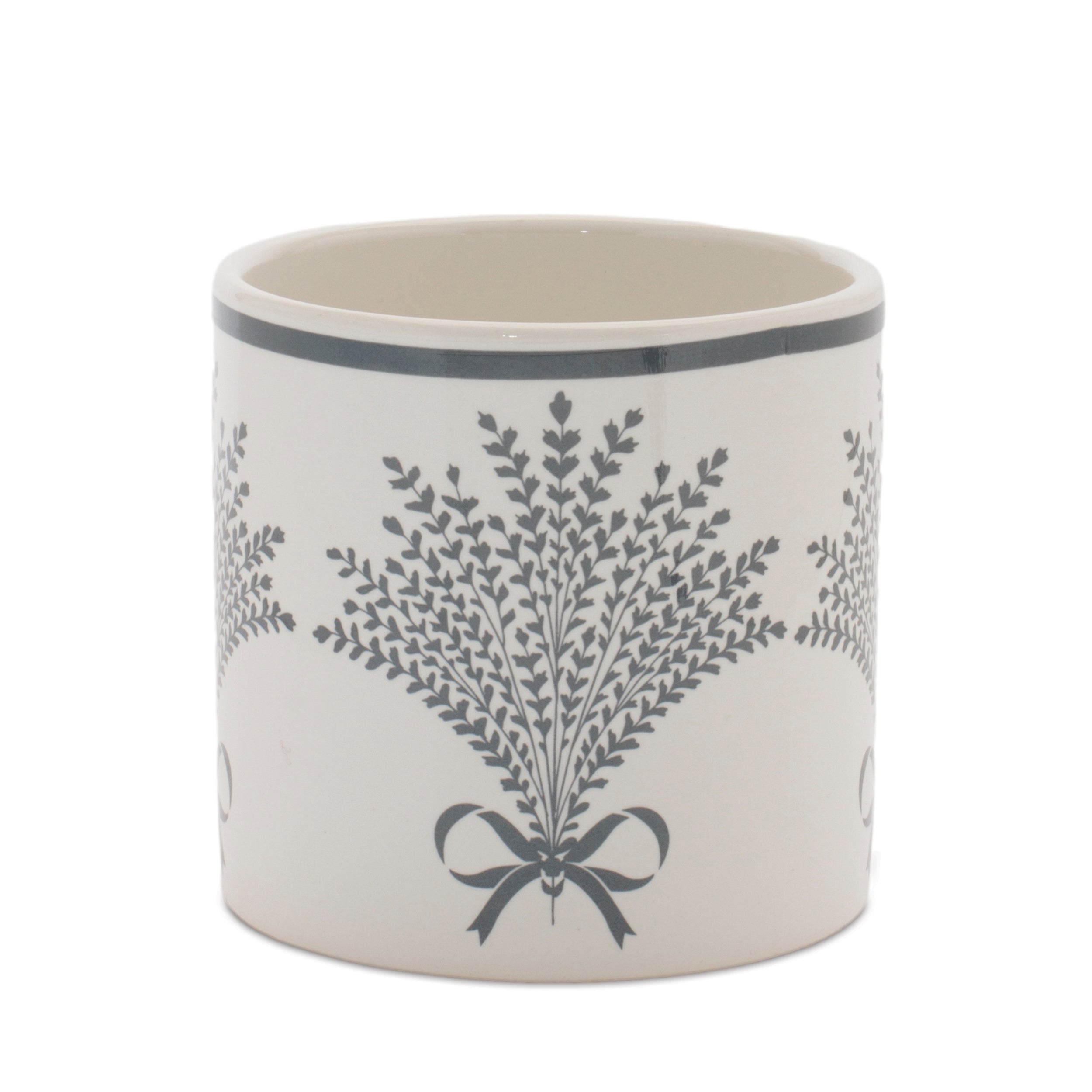Botanical Bouquet Dolomite Planter (Set of 2)
