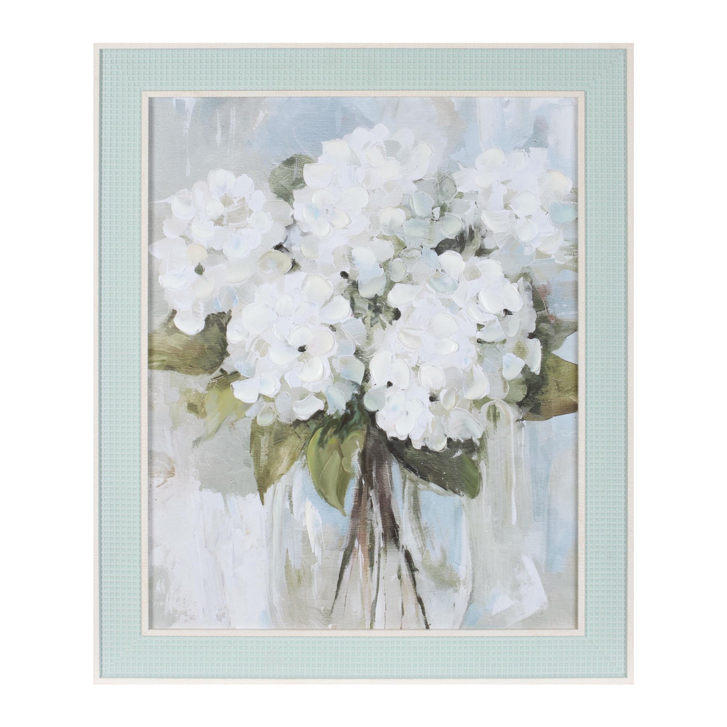 Framed Hydrangea Canvas Art 24"H