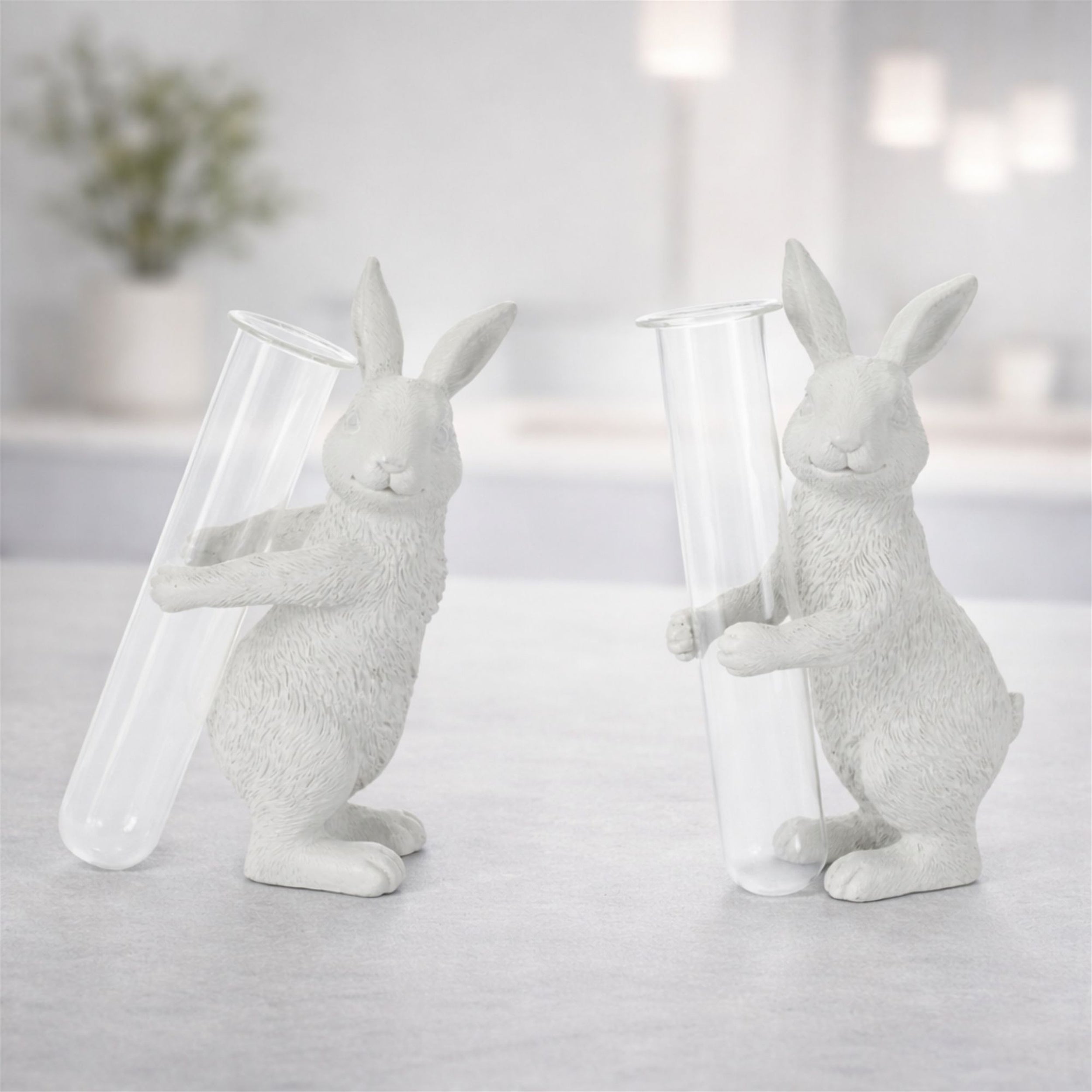 White Rabbit Bud Vase (Set of 2)