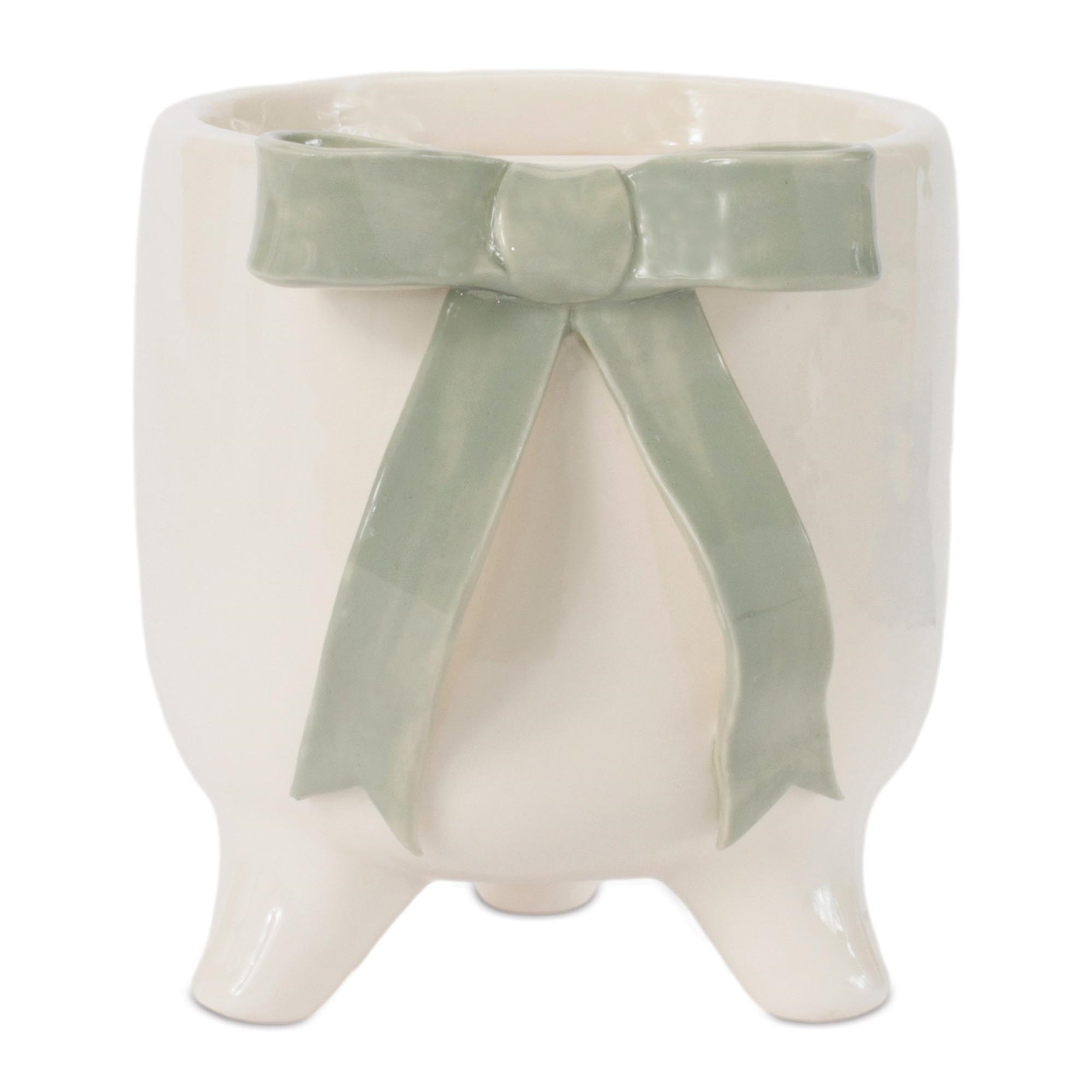 Decorative Bow Scultped Container (Set of 4)