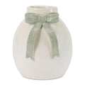 Decorative Bow Sculpted Vase (Set of 4)