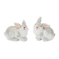 White Terra Cotta Rabbit (Set of 2)