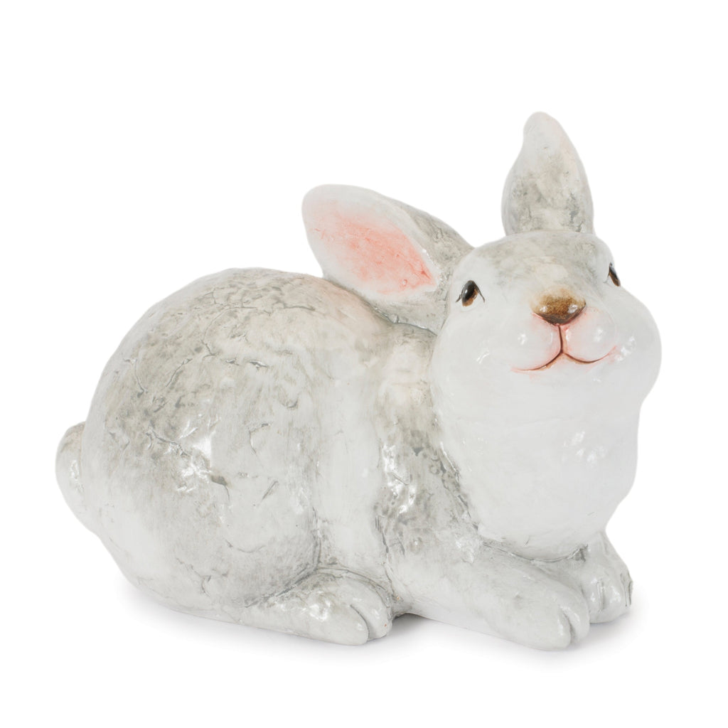 White Terra Cotta Rabbit (Set of 2)