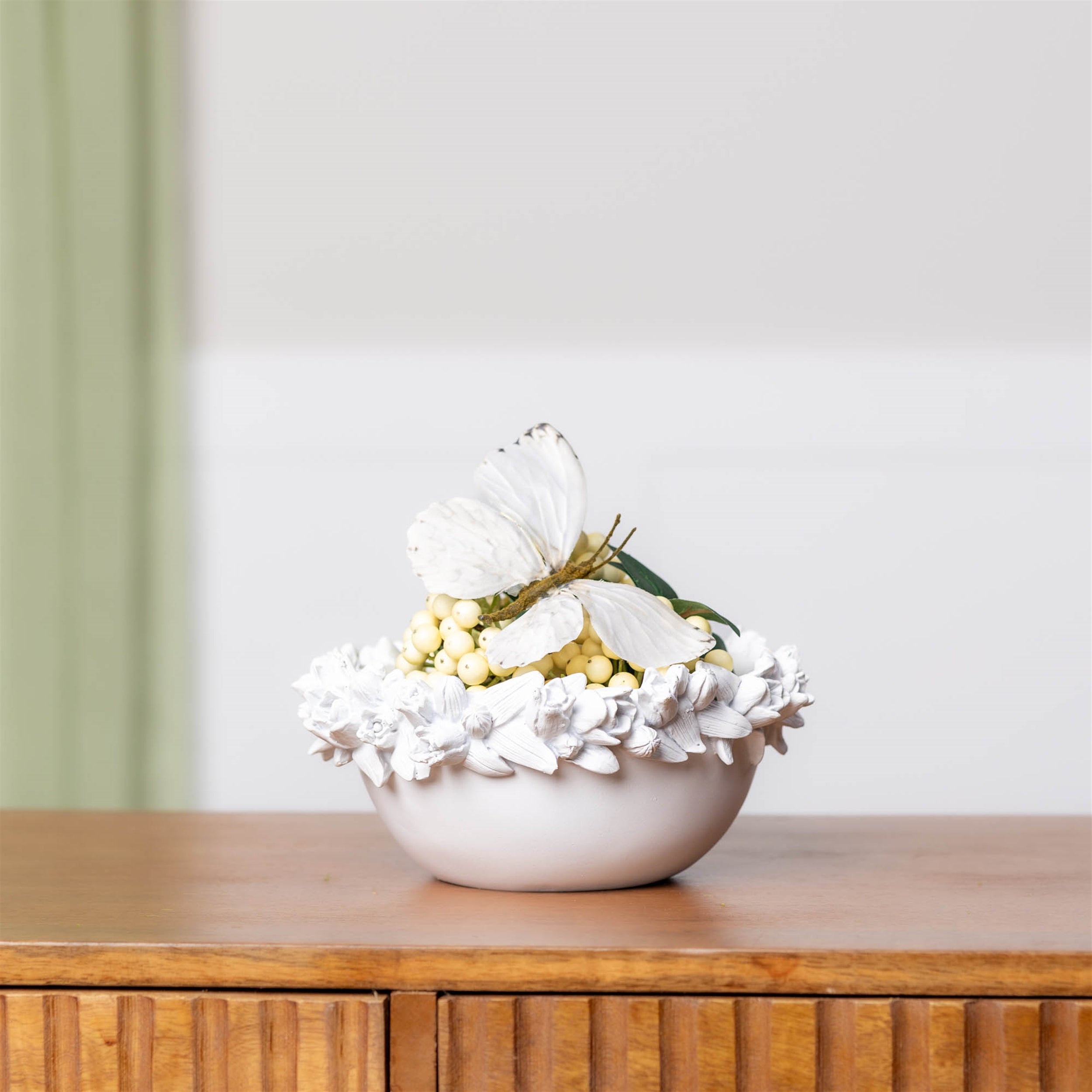 Decorative Floral Sculpted Bowl