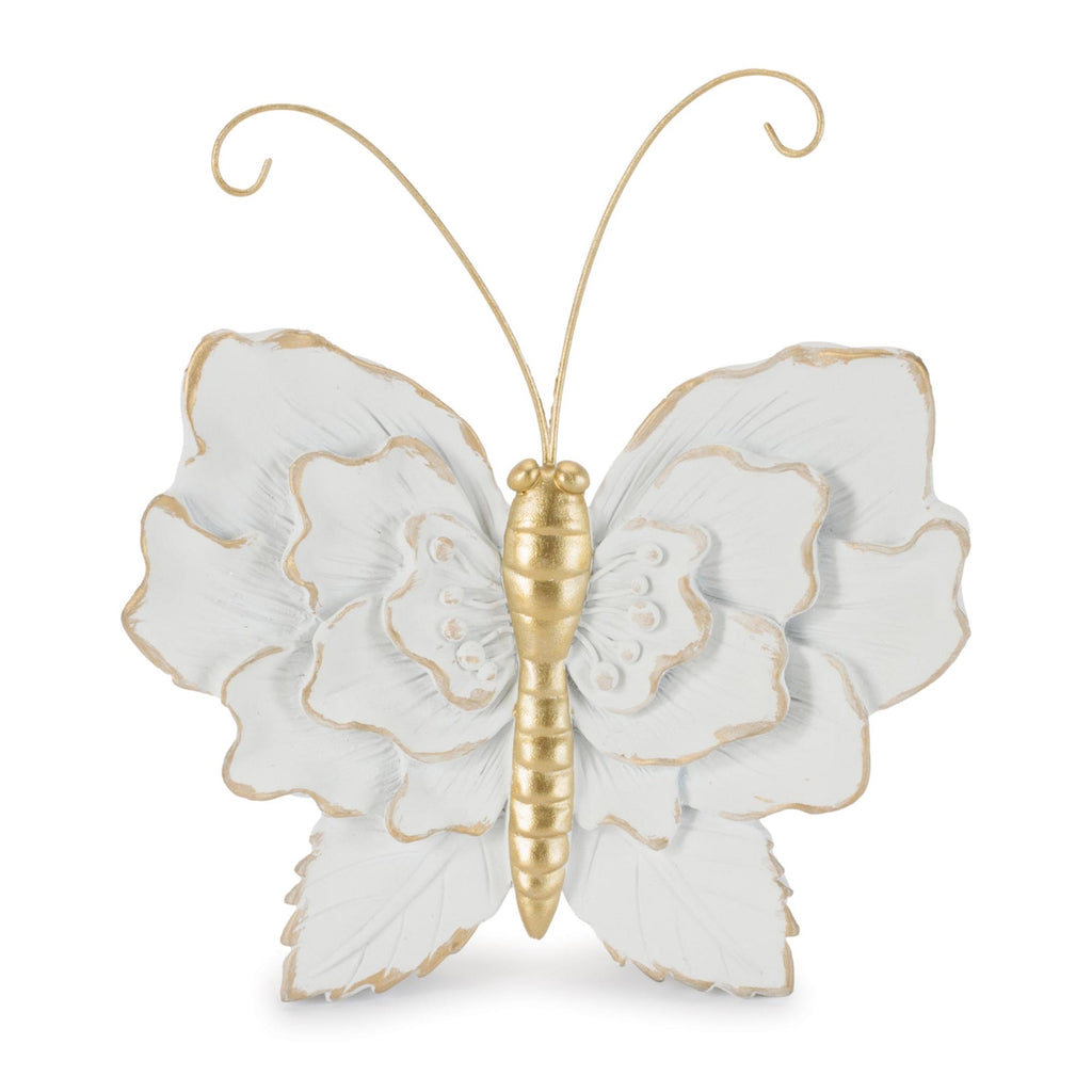 Floral Butterfly Shelf Sitter (Set of 2)