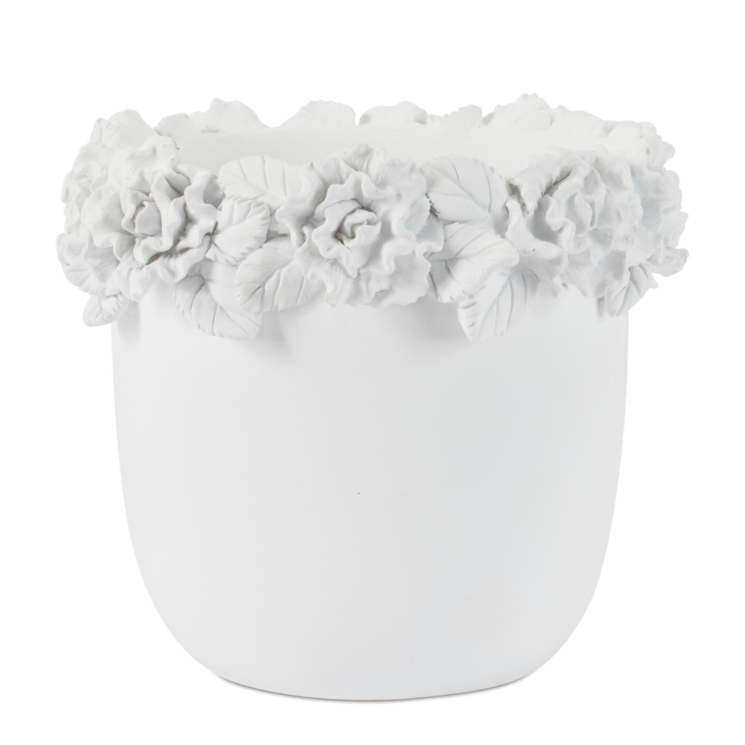Decorative Floral Sculpted Container