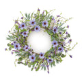 Pink Cosmos Floral Wreath 22 Inch