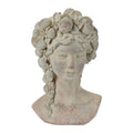 Decorative Woman Bust Planter 10.5"H
